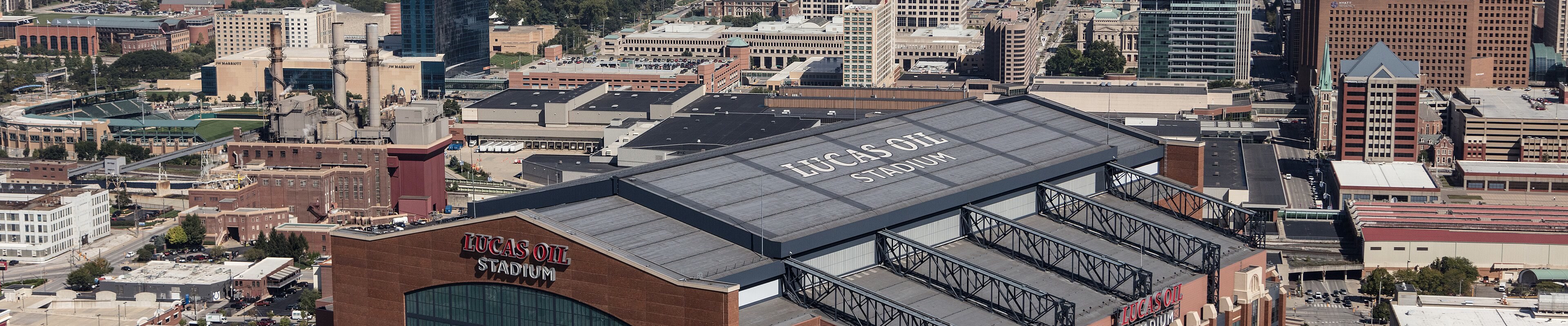 Aerial view of Indianapolis